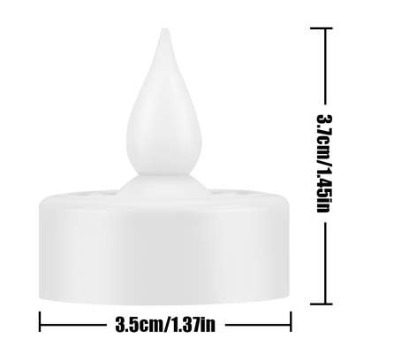 Moving Wick Flameless Led Tea Light Candles