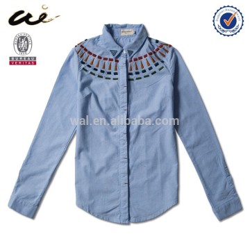 chinese blouses ladies cotton blouses royal blue blouses