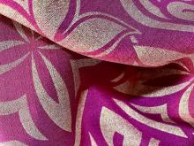 metallic printing colorful fashion design fabric