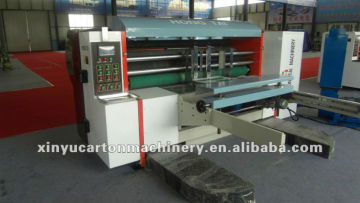 Corrugated carton printer slotter die cutter