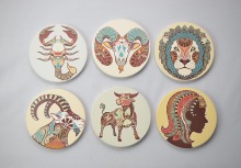 Souvenir Ceramic Coaster, Promotional Gifts Coaster