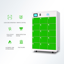 Environmentally Conscious 15-Slot Battery Swapping Cabinet