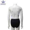 Reka Bentuk Backless Custom Leotards Gimnastik Murah