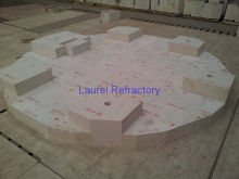 Compact Structure Fused Zircon Corundum Brick Refractory Brick For Glass Furnace