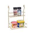 Brass Kitchen Accessories Hanging Storage Spice Rack