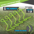 Velocidad de los obstáculos de la agilidad de PVC Hurdles