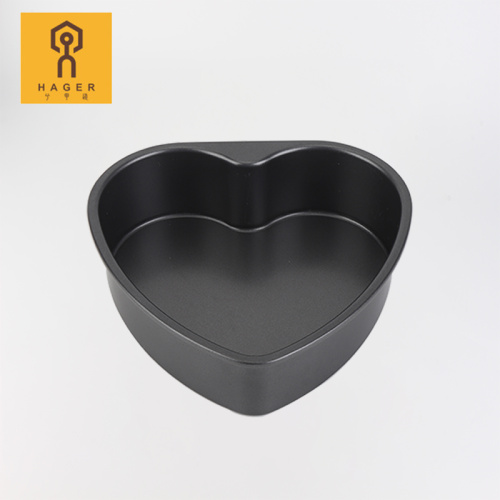 8" Heart Shaped Cake Pans-deep