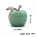 Crazy Agate 1.2Inch Apple Gemstone Crafts for Home office Decoration