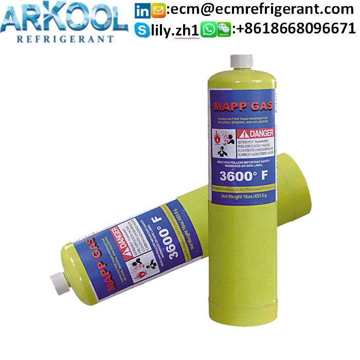 Mixture Of Hydrocarbons Mapp Gas for sale for EU market refrigerant gas