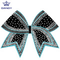 Pasadyang Rhinestones Cheer Hair Bows