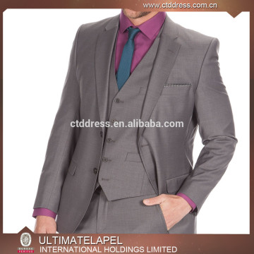 New Style Wedding Dress Grey Suits For Men