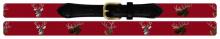 Big Game Hunting Needlepoint Belt