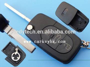 Car keys wholesale 3 buttons flip remote case 1616 battery key blanks