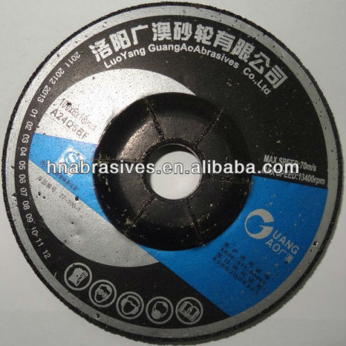 T27 100x6x16mm DC 4 inch steel grinding wheel