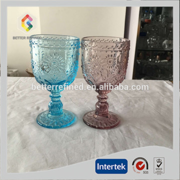 New Developed Colored Glass Goblet