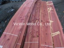 Natural Aromatic Red Cedar Wood Veneer Sheet Crown/quarter Cut