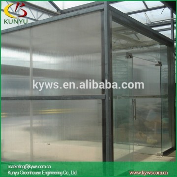 Venlo roof small glass greenhouse octagonal greenhouse