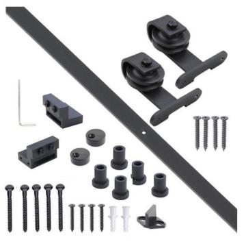 10ft Classic Rustic Sliding Barn Door Hardware