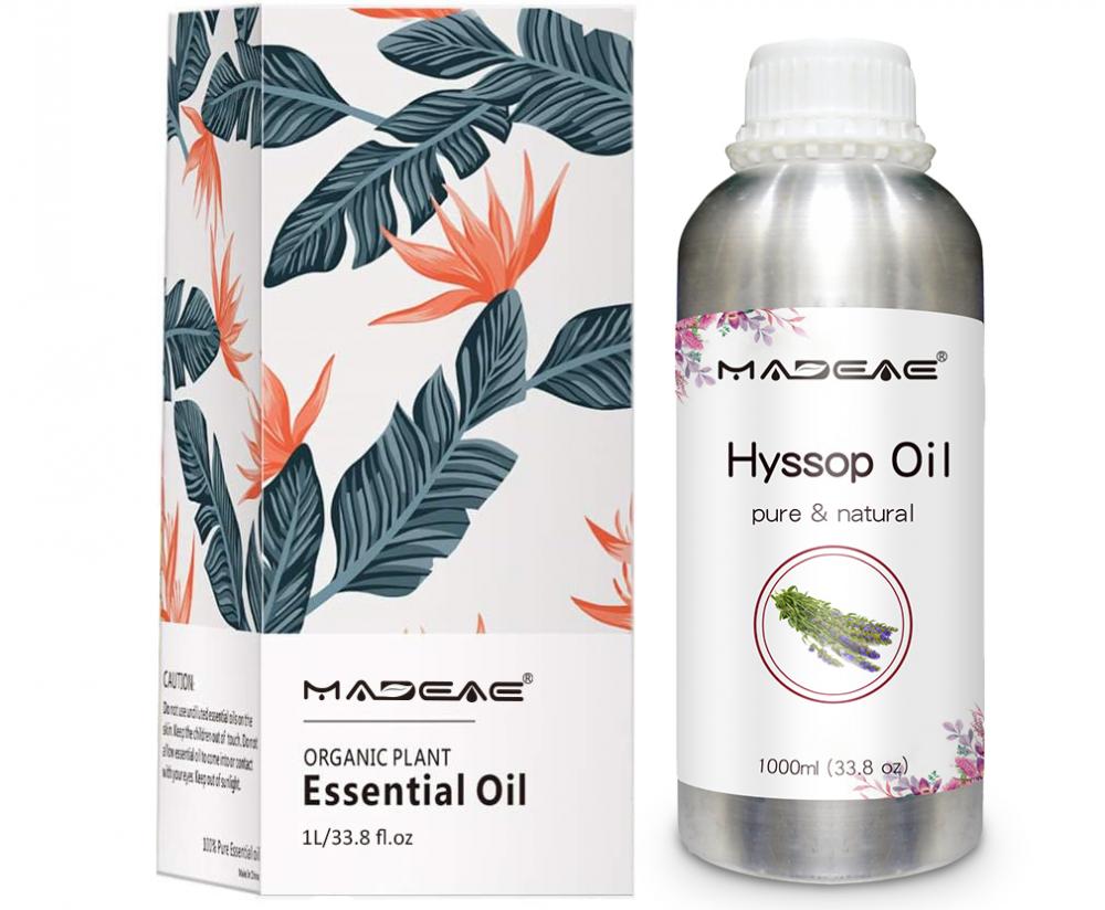 Etiqueta personalizada Alta calidad 100% Pure Hyssop Essential Oil a precio mayorista