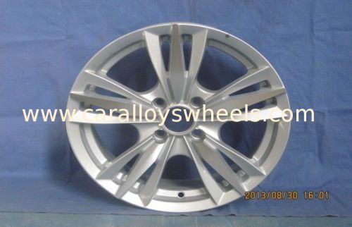 Silver Car 15 Inch Alloy Wheels , Aluminum Alloy Wheel For Mercedes Kin-859