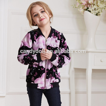 ODM velvet kid jacket girl jacket children jacket wholesale