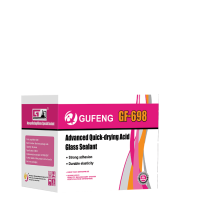 Advanced quick-drying acidic glass glue