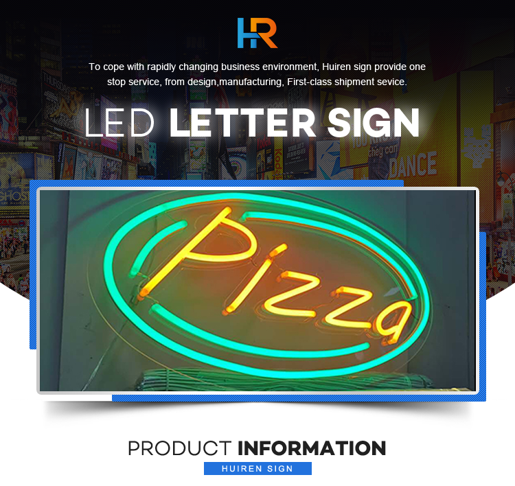 Wholesale pizza neon sign outdoor sign led flex custom neon logo