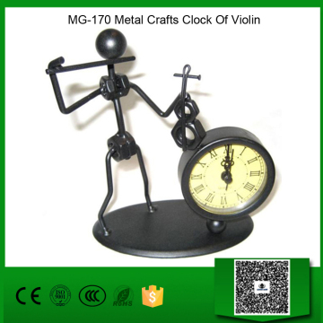 MG-170 Metal Crafts Clock Of Violin