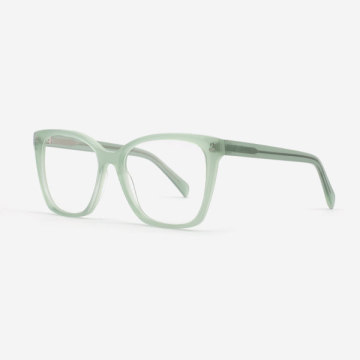 Bevelling modifid Cat-eye Acetate Female Optical Frames