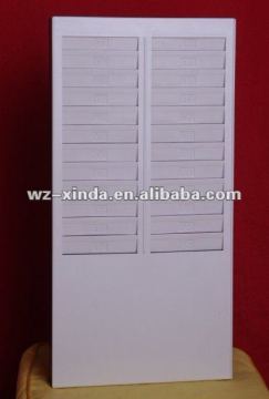 24 coloum plastic time card rack