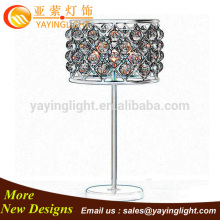 American rural retro wrought iron crystal table lamp, the living room cafe table lamp