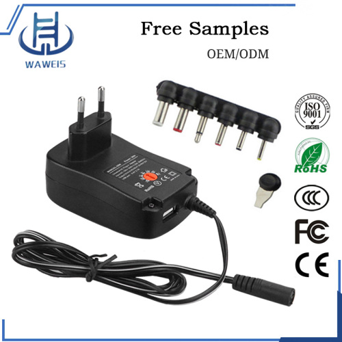 30w Universal Manual Wall Adapter με 6 βύσματα