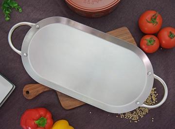 ARC Oval Stainless Steel Griddle Pan
