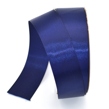 Wholesale 100 Yards Navy Satin Ribbon 4cm for Hair Bows and Crafts