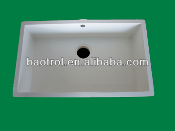 BAOTROL Bath Sinks Supplier / Solid Surface Kitchen Sink Manufacturer / Wholesale Solid Surface Sinks (BA-KS223)