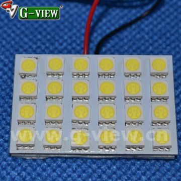 2015 Superbright 24SMD 5050 LED Car Doom Light Auto LED Light