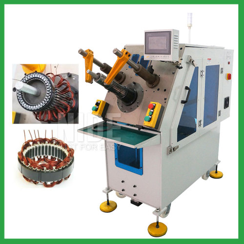 Automatic stator coil winding inserting machine