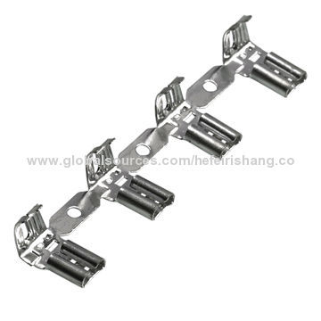 House-holding connector 4.8# crimp electronic terminal, house-holding