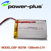 High Safety,  No Burning Lithium 1200mah /3.7v Polymer Batteries Charging 053759
