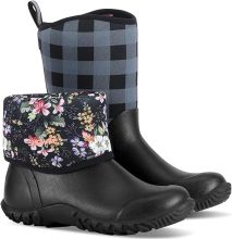 Durable Mid-Calf Rain Boots
