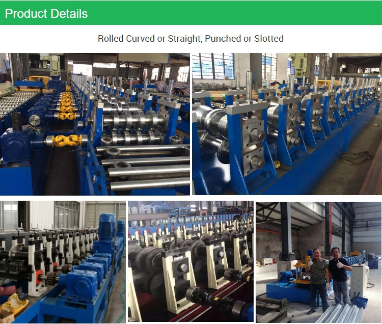 galvanized steel road barrier roll forming machine