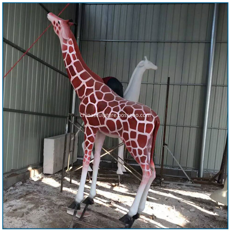 Fiberglass Giraffe Statue