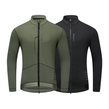 WOSAWE Winter Men Thermal Fleece Cycling Jacket - Breathable Bicycle Jacket