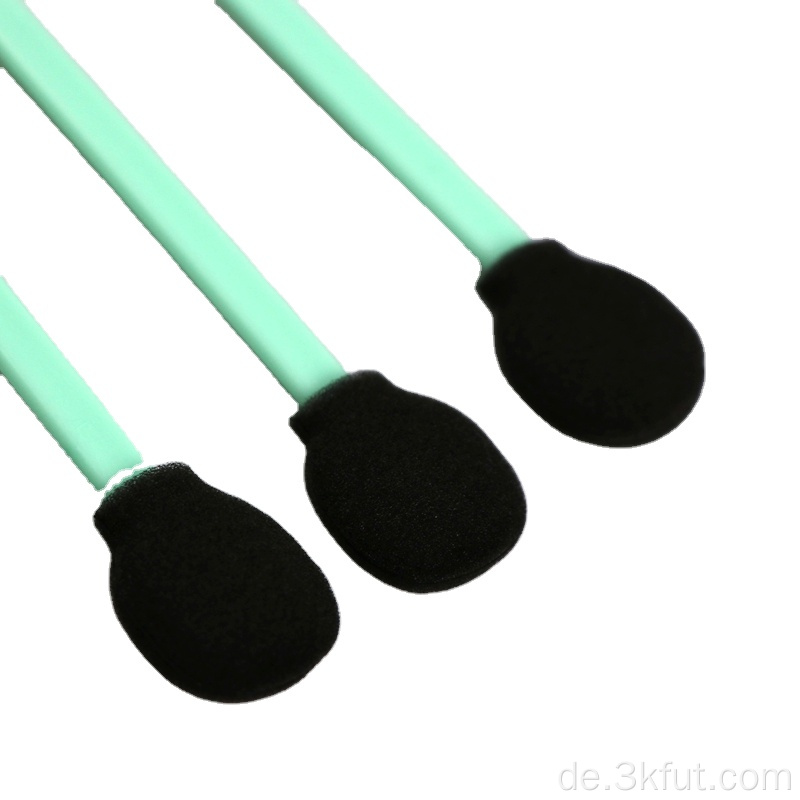 Big Round Head Reinraum Black Foam Tip Swab