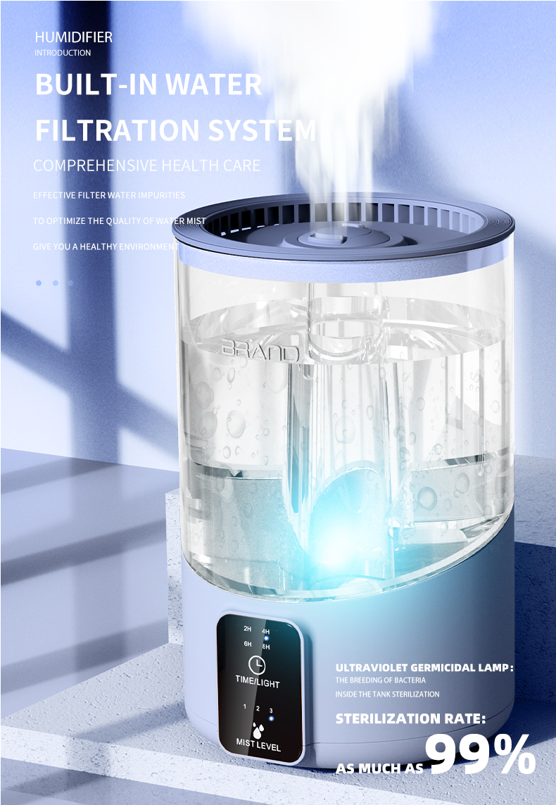 4L Ultrasonic Top Fill Humidifier