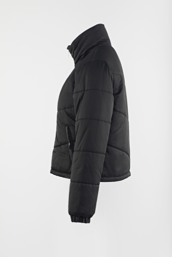 Black short padding coat