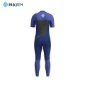 Seaskin Front Chest Zipper Surfing Wetsuit untuk Pria