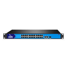 POE Switch with 27 Ports 10/100/1000M, Intelligent Chip, POE Stacking, SNMP, QoS, LACP