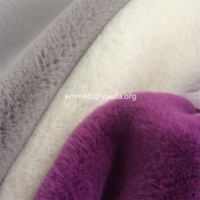 Imitation rabbit fur, 100% polyester faux fur, faux rabbit fur, soft felt feeling faux fur fabric