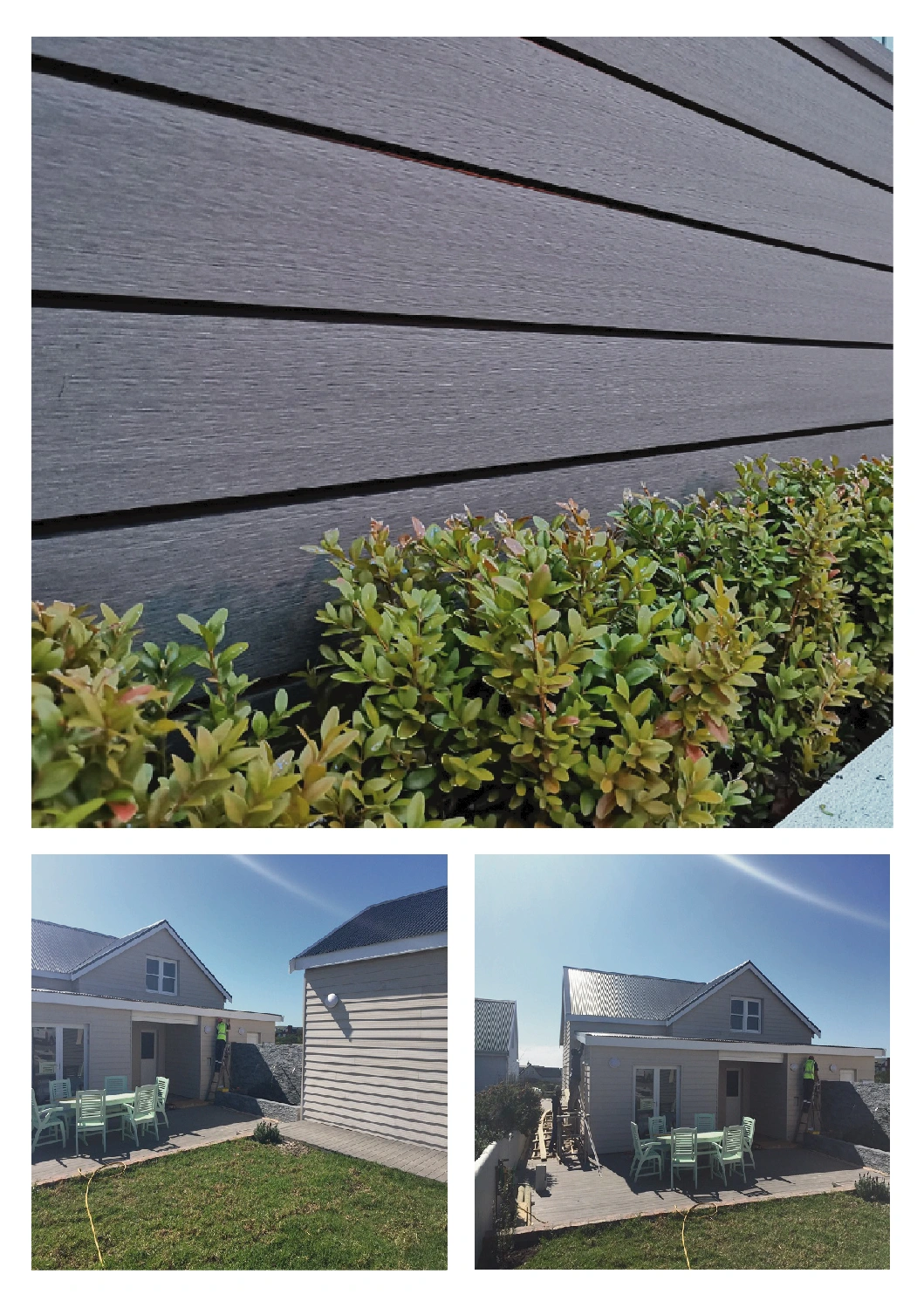 Easy Installation Outdoor Solid Wood Texture Co-Extrusion WPC Wall Panel